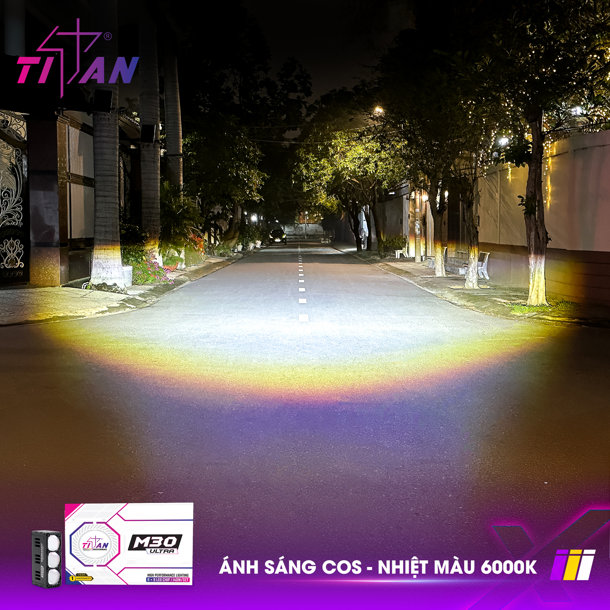 ĐÈN TRỢ SÁNG TITAN M30 ULTRA